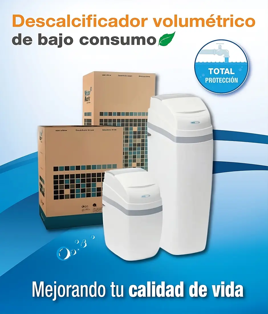 Descalcificador volumétrico estadístico